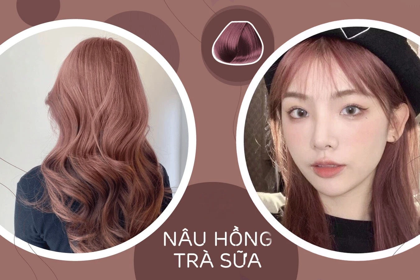 Nhuộm nâu hồng trà có phải tẩy tóc không? phai ra màu gì?