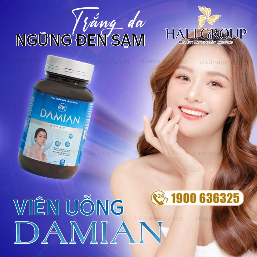 Viên Uống Trắng Da Damian