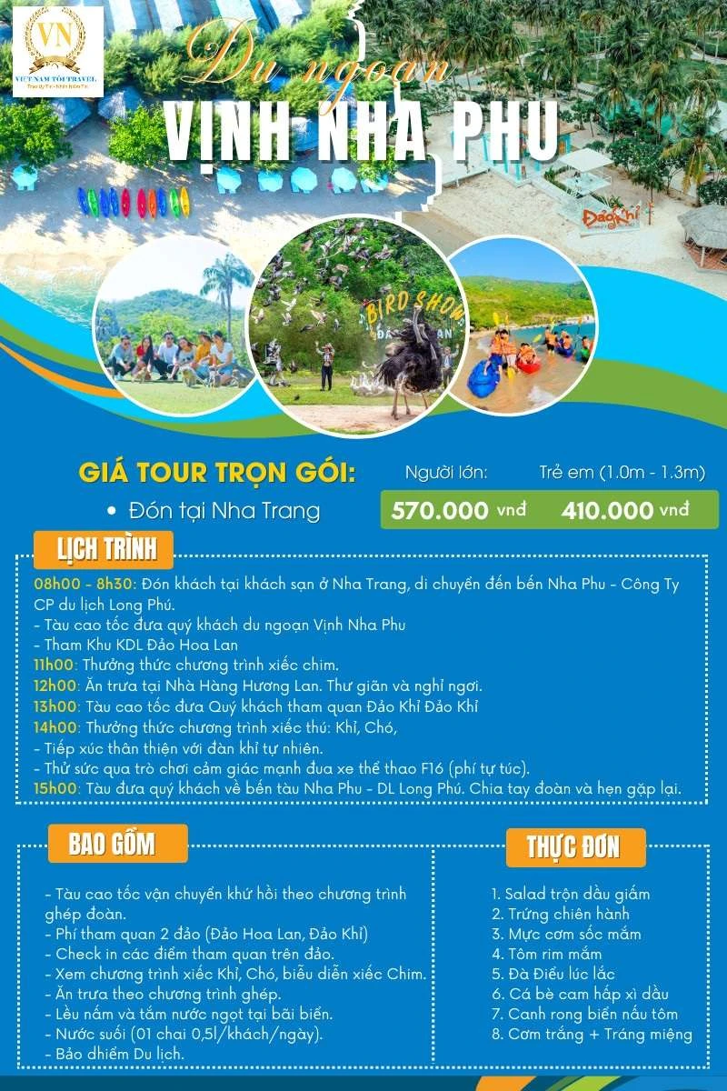 Tour Đảo Nha Trang 1 Ngày Nên Đi Nhất [Trọn Gói - Ưu Đãi 30%]