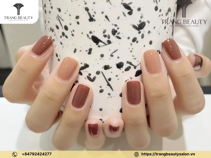 70+ Mẫu nail thạch nâu đẹp sang chảnh và thu hút nhất