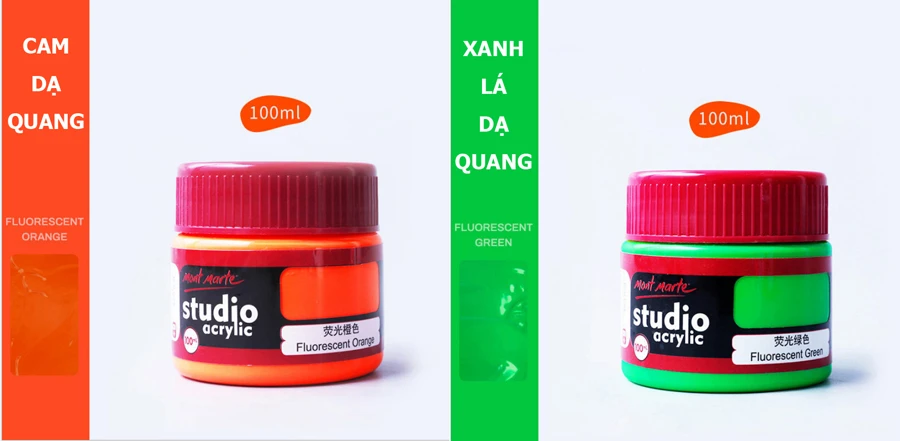 MÀU ACRYLIC LÀ GÌ MUA Ở ĐÂU? MÀU VẼ NƯỚC ACRYLIC GIÁ RẺ