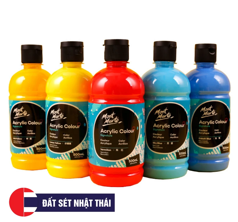 MÀU ACRYLIC LÀ GÌ MUA Ở ĐÂU? MÀU VẼ NƯỚC ACRYLIC GIÁ RẺ