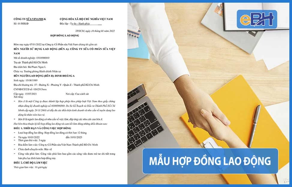 Hợp đồng lao động chuẩn theo Bộ luật lao động mới nhất