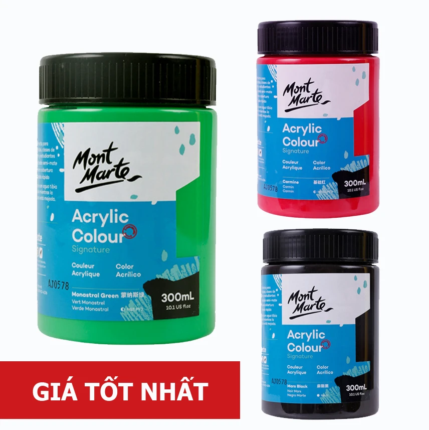 MÀU ACRYLIC LÀ GÌ MUA Ở ĐÂU? MÀU VẼ NƯỚC ACRYLIC GIÁ RẺ